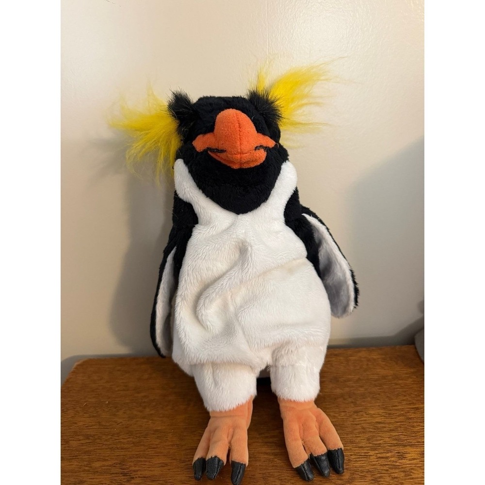 Folkmanis Web Wilds Rockhopper Penguin Puppet